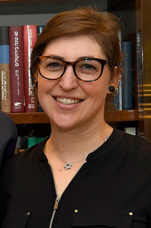 Mayim Bialik and Jonathan Cohen